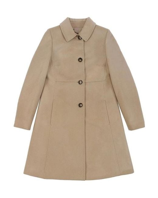 Weekend by Maxmara Natural Single-Breasted Coat