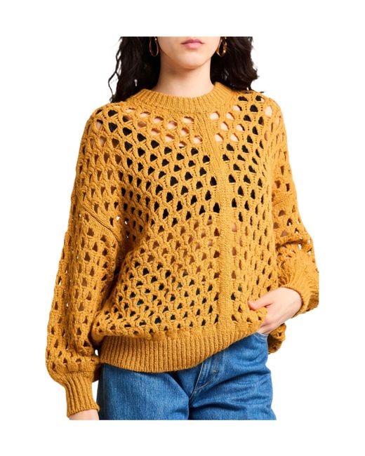 Isabel Marant Yellow Solid Color Knit Top