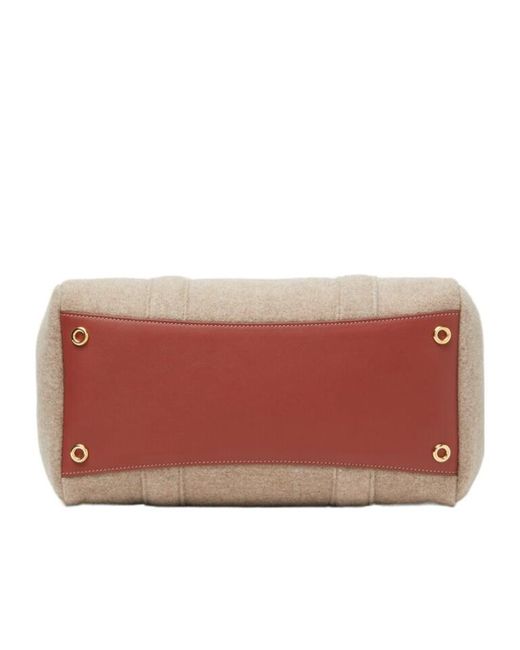 Loro Piana Natural Loom Dual-Handle Handbag