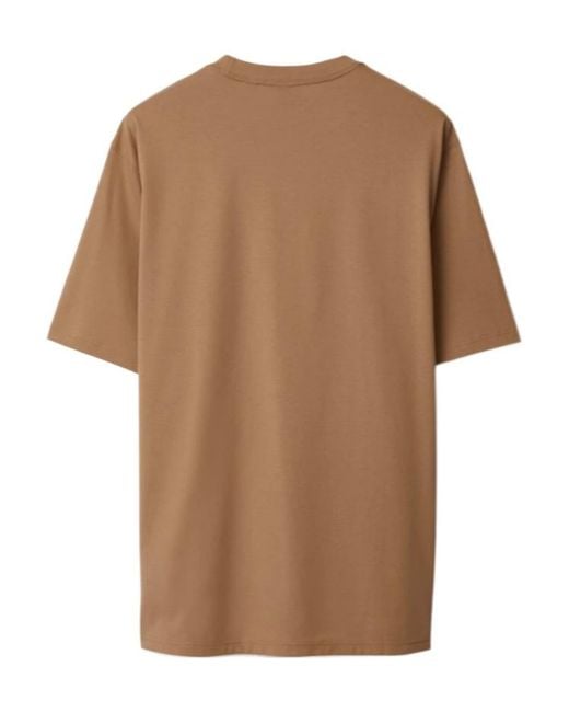Burberry Brown Logo Short-Sleeved T-Shirt for men