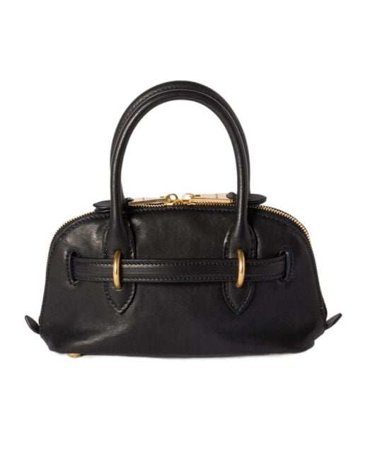 Miu Miu Black Aventure Mini Nappa Leather Bag