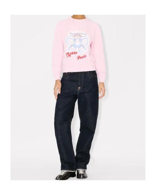 KENZO Pink Winter Holidays' Sweatshirt