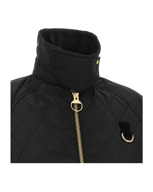 Barbour Black Casual Zip-Up Jacket