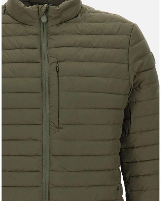 Save The Duck Green Erion Quilted Down Jacket for men