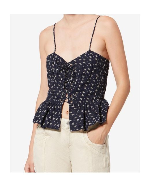 Isabel Marant Blue Dolma Top