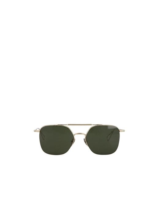 Ahlem Green Logo Sunglasses for men