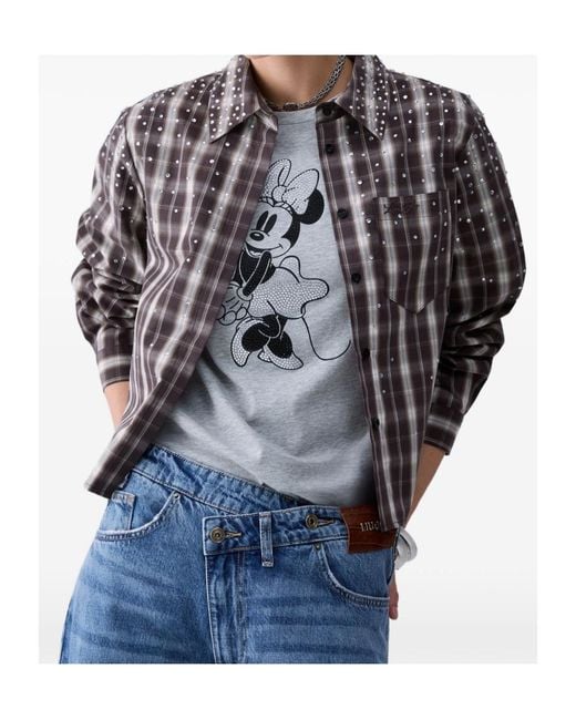 Liu Jo Multicolor Check Fabric Shirt
