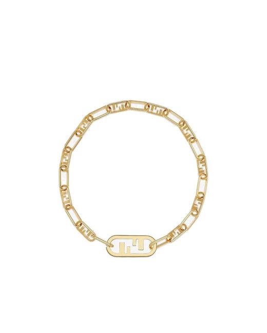 Fendi Metallic Coloured Choker