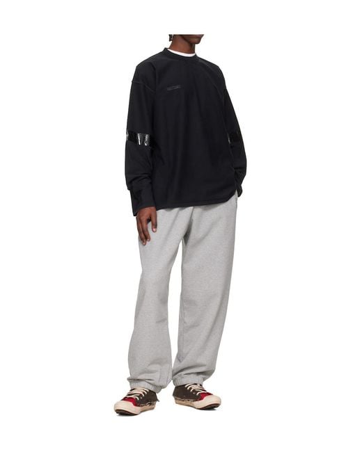 Vetements Black Crew Neck Long-Sleeved T-Shirt