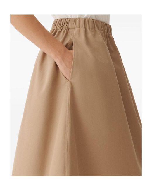 Fabiana Filippi Natural Cotton Skirt