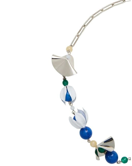Isabel Marant Blue Metal Necklaces