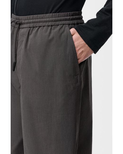 Loewe Gray Drawstring Casual Pants for men