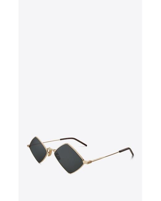 Saint Laurent Multicolor Eyewear Diamond Frame Sunglasses for men