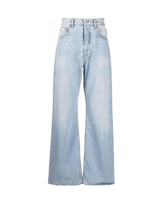 Acne Blue Loose Fit Jeans for men