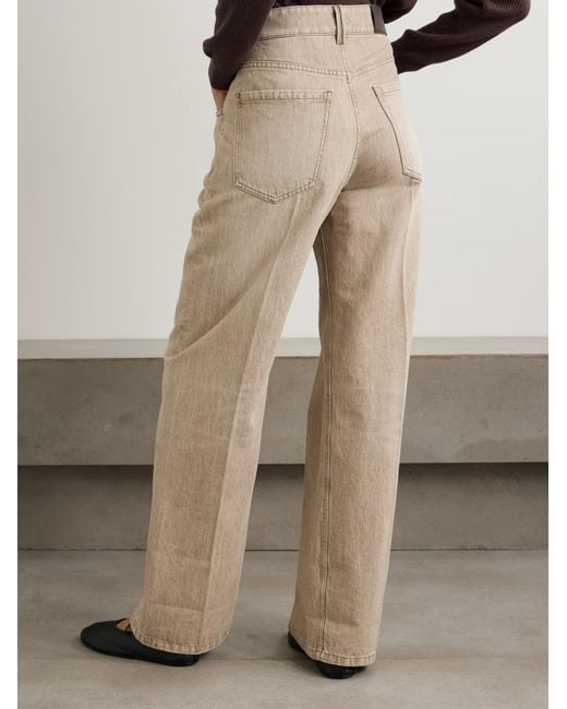 Brunello Cucinelli Natural Belt Loop Jeans