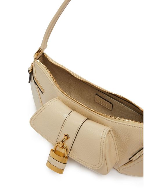 Chloé Natural Zippered Shoulder Bag