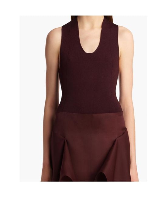Khaite Black Toto Sleeveless Knitted Bodysuit