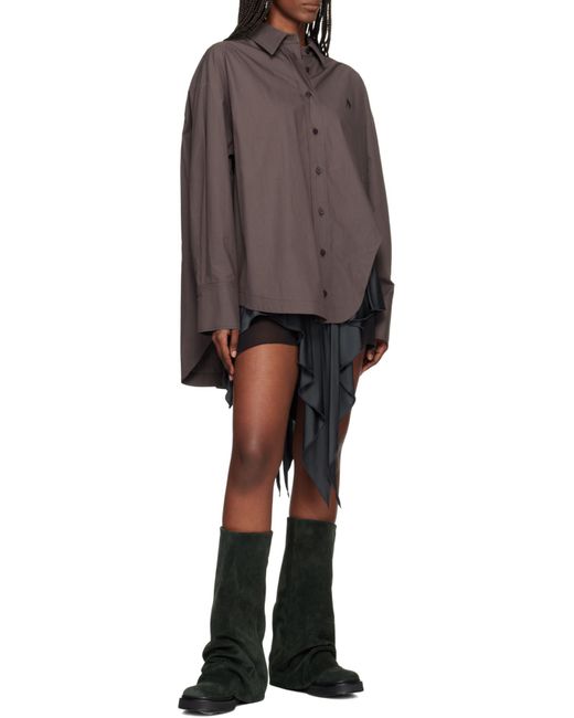 The Attico Black The Combat Boots