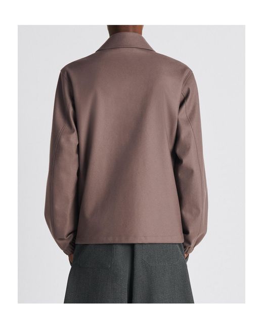 Dior Brown Zipped Blouson for men