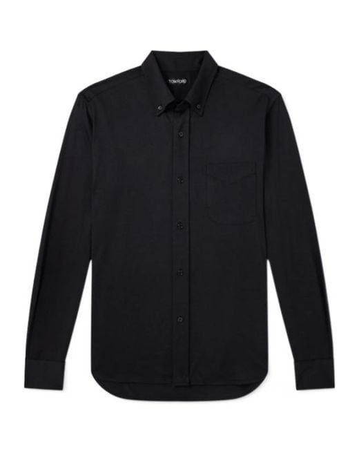 Tom Ford Blue Long-Sleeved Shirt for men