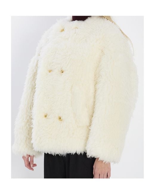 Céline Natural Fur-Effect Coat