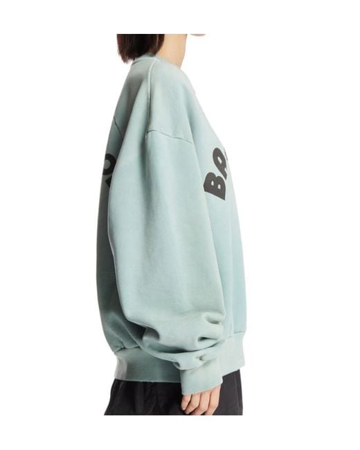 Fear Of God Green Logo-Print Sweatshirt for men