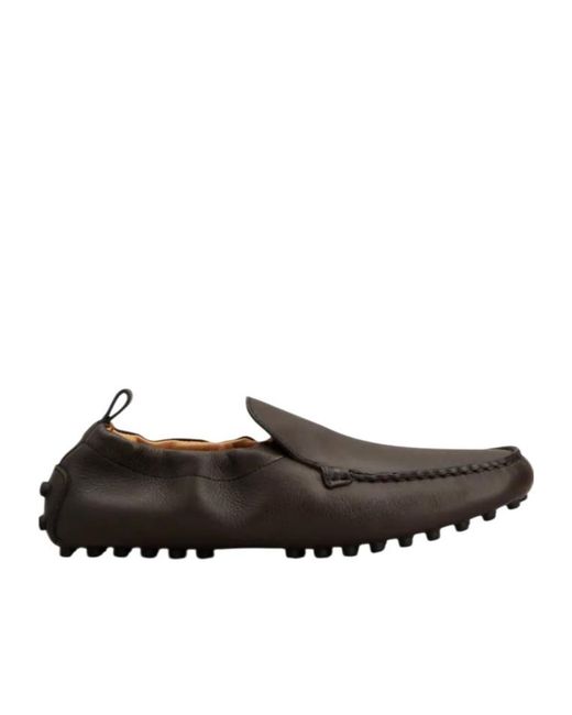 Tod's Brown Round-Toe Loafers