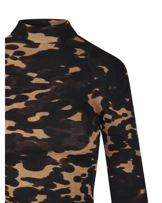 Nanushka Black Nayeli Long Sleeved Top