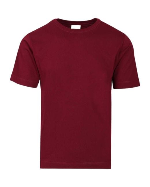 Dries Van Noten Red Crewneck T-Shirt for men