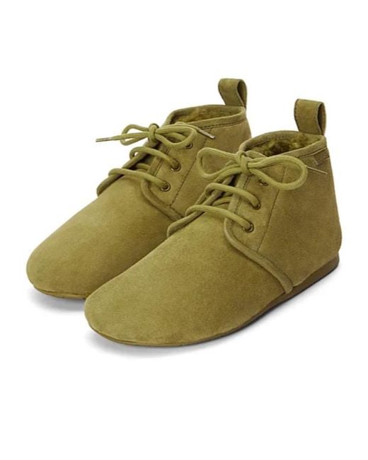Loewe Green Lago Lace-Up Bootie for men
