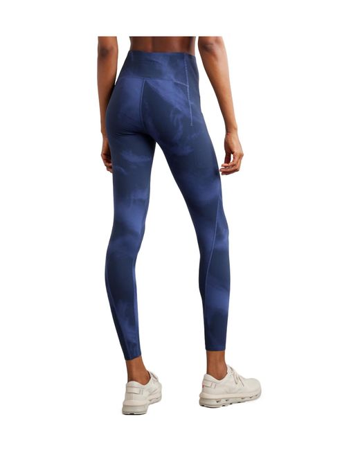 On Shoes Blue Studio Printed Stretch Leggings