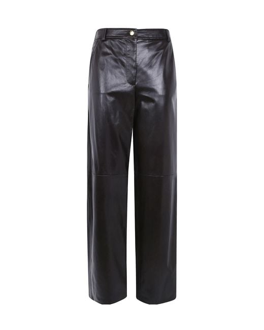 Max Mara Gray Studio Mstlegno Straight Leg Pants