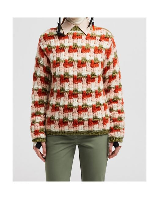 Moncler Multicolor Grenoble Crewneck Knitted Jumper