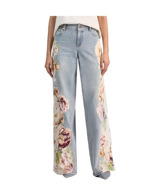 Alice + Olivia Blue Amazing Jean
