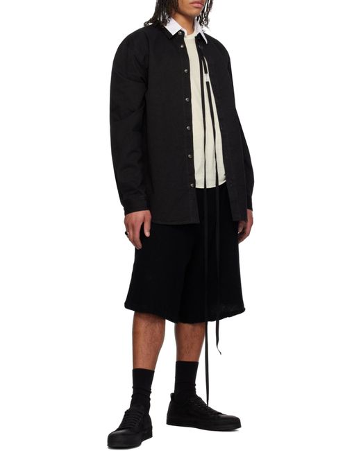 Ann Demeulemeester Black Nono Low-Top Sneakers for men