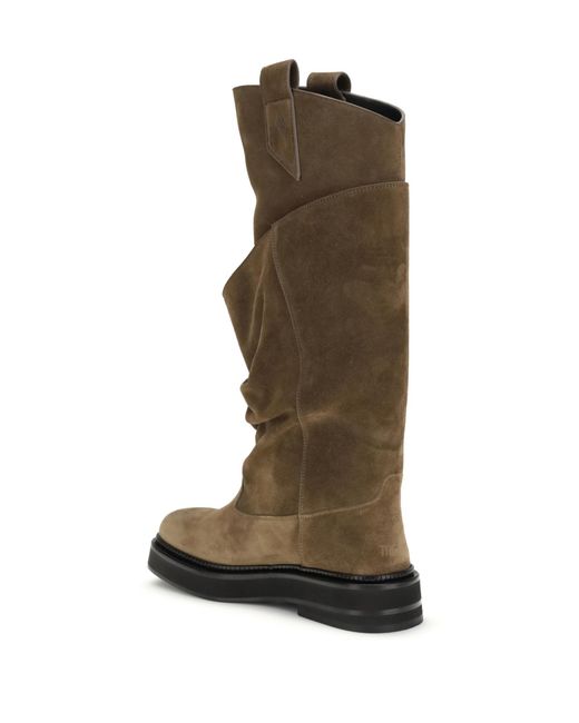 The Attico Green The New Robin Passeggiata Combat Boots