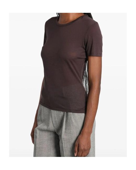 Anine Bing Brown Sylvie Slim-Fit T-Shirt