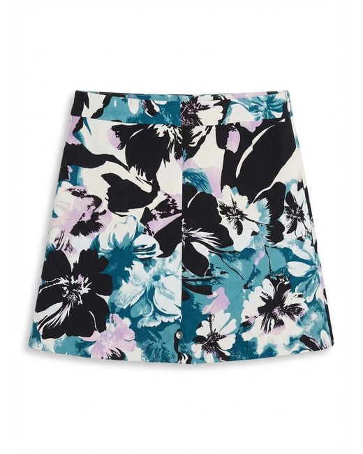 Max Mara Multicolor Pattern Skirt