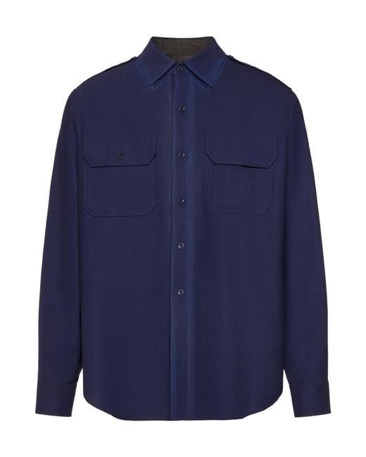 Maison Margiela Blue Shirts for men