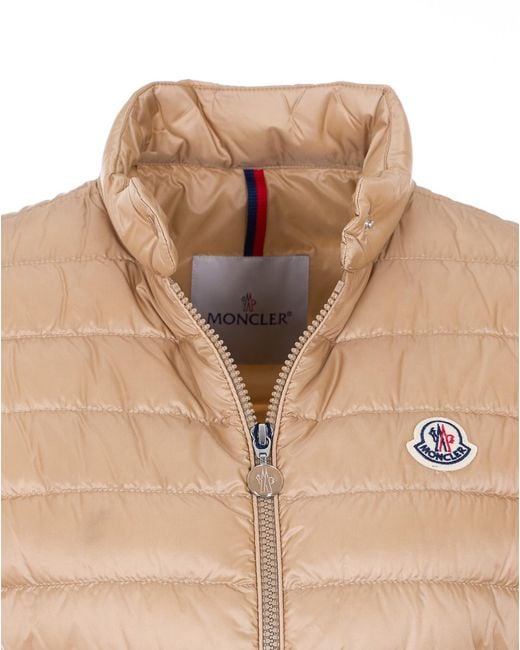 Moncler Natural Igens Zip-Up Padded Gilet