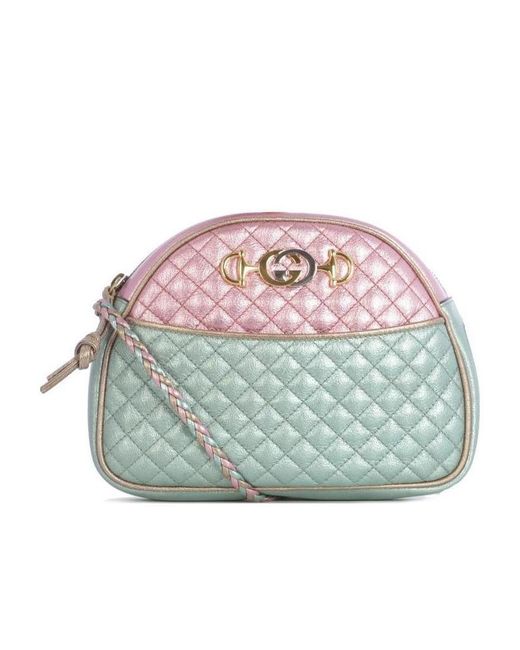 Gucci Gray Jolin Tsai'S Same Color Matching Shoulder Bag