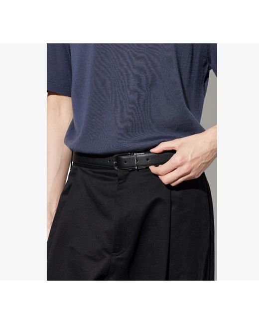 Paul Smith White Reversible Leather Belt for men