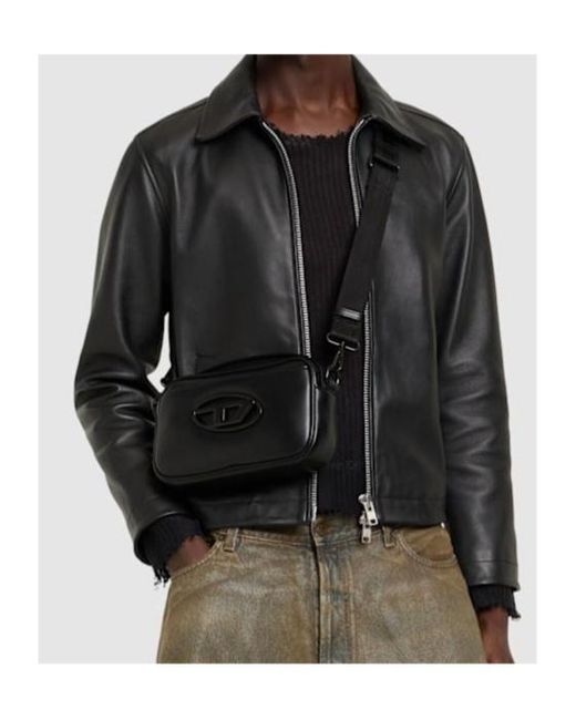DIESEL Black Holi-D Tech Camera Bag for men