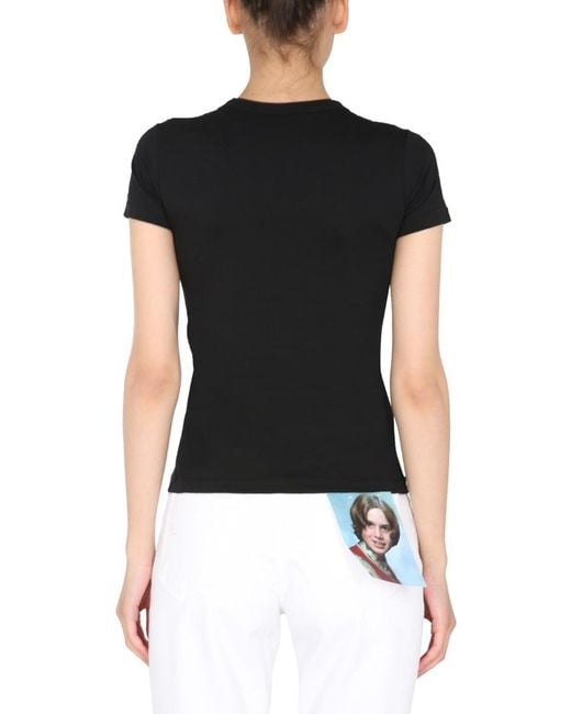 Raf Simons Black Family Portrait Printed T-Shirt