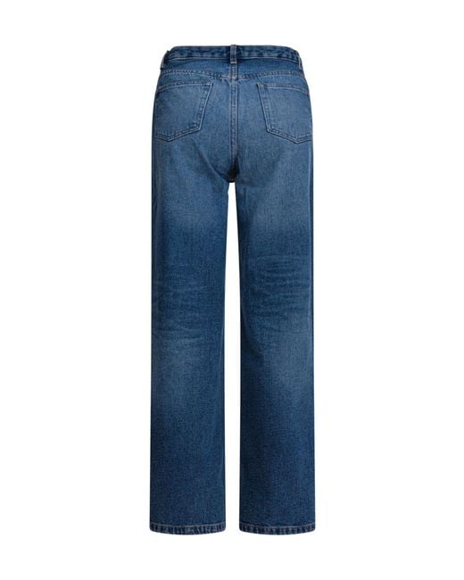 A.P.C. Blue Elisabeth Straight Leg Jeans