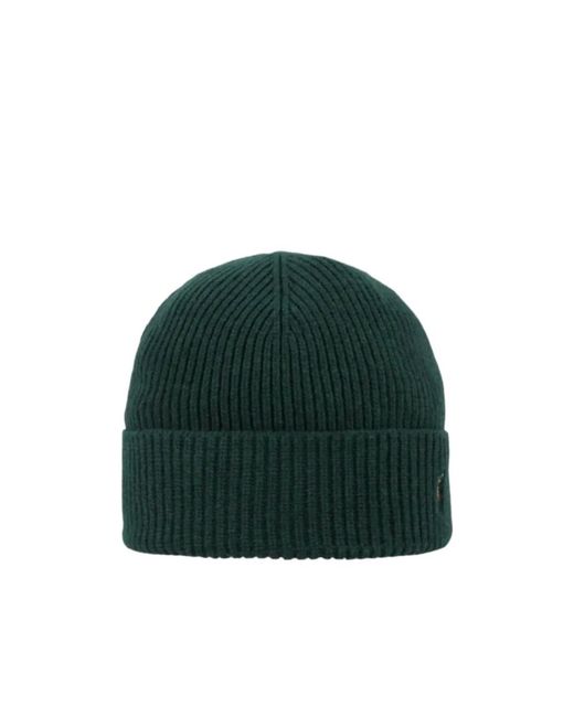 Polo Ralph Lauren Green Knitted Brimmed Hat for men