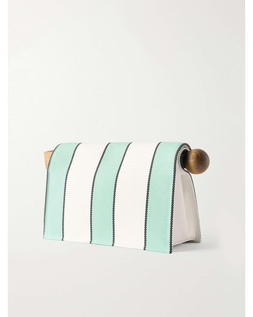 Jacquemus Green La Pochette Rond Carre Clutch