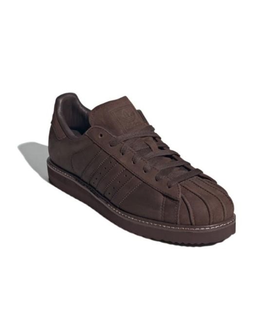 Adidas Originals Brown Superstar Lux Shoes for men