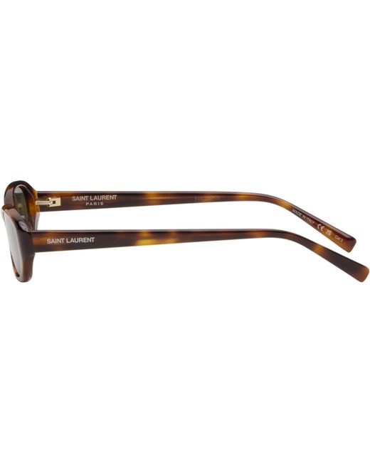Saint Laurent Multicolor Eyewear Oval Frame Sunglasses