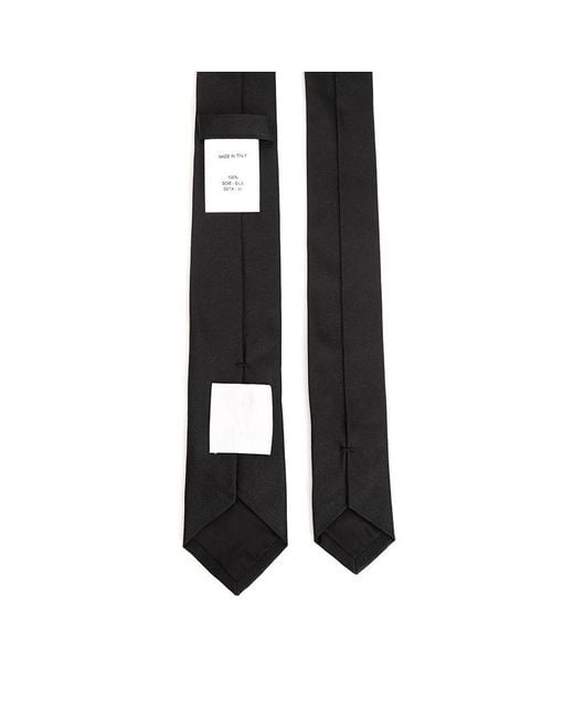 Givenchy Black Pointed Tie for men